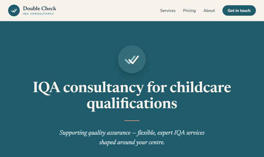 Double Check IQA website